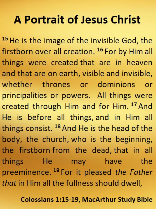 IHaveHeard.Com A Portrait of Jesus Christ